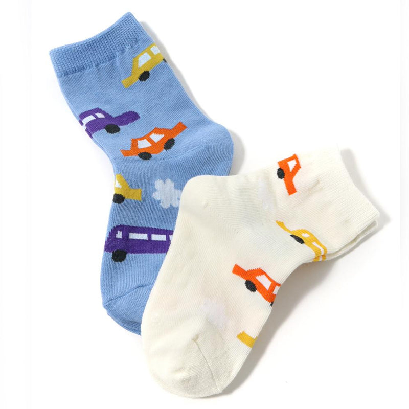 Kids Cotton Crew Socks Set-T Rex