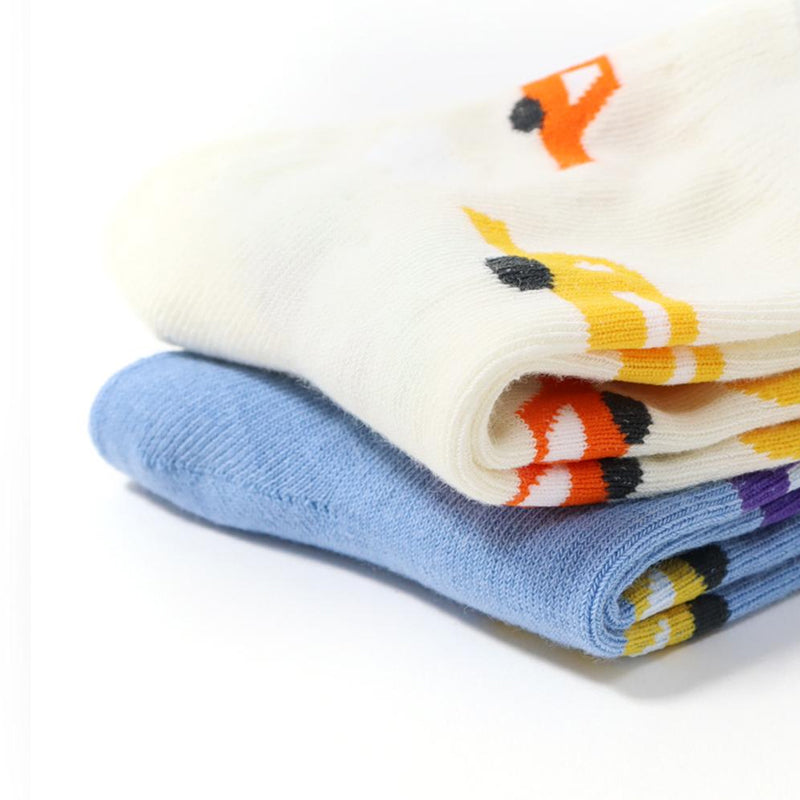 Kids Cotton Crew Socks Set-T Rex