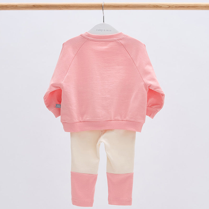Korean Baby Top & Bottom Loungewear Set-Hug Me