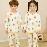Korean Kids Cotton Pajamas Set-Oli