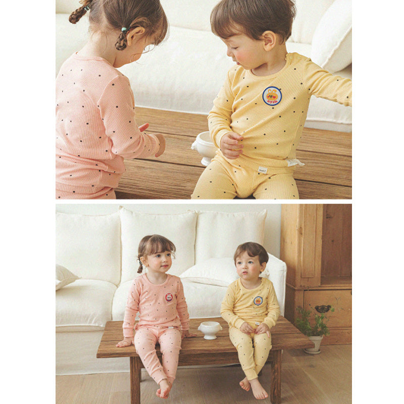 Korean Kids Modal Pajamas Set-Bubble Tea