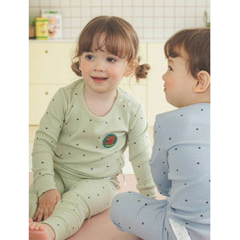 Korean Kids Modal Pajamas Set-Bubble Tea