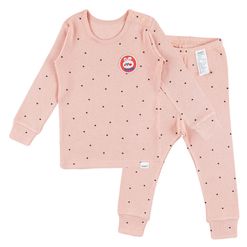 Korean Kids Modal Pajamas Set-Bubble Tea