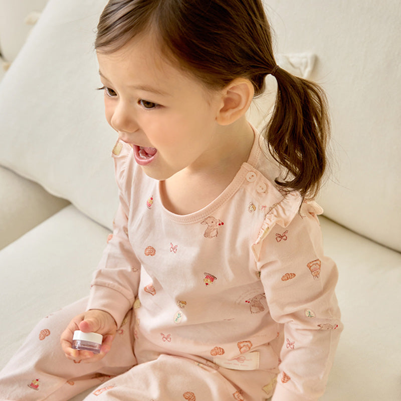 Korean Kids Organic Pajamas Set-Tea Time