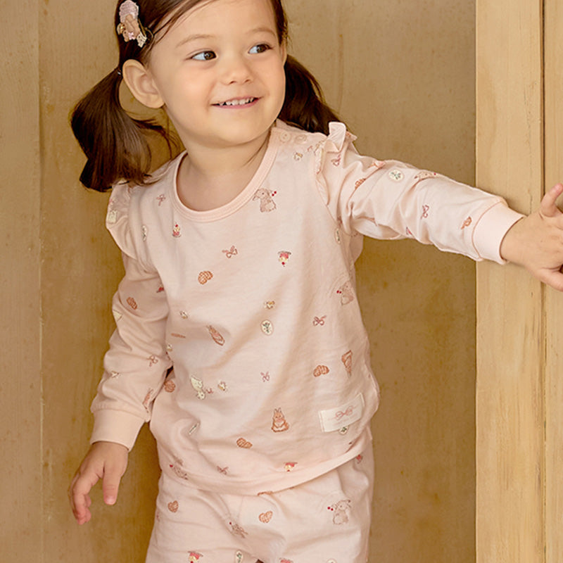 Korean Kids Organic Pajamas Set-Tea Time