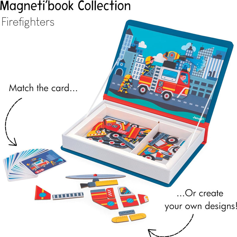 Janod Magnéti'Book Firefighters