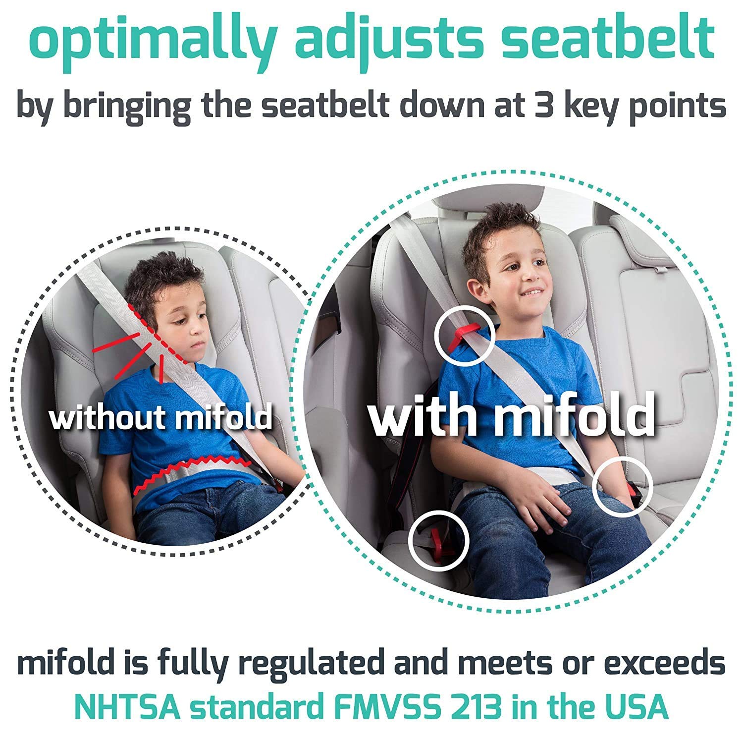 Mifold Comfort grab-and-go booster Seat