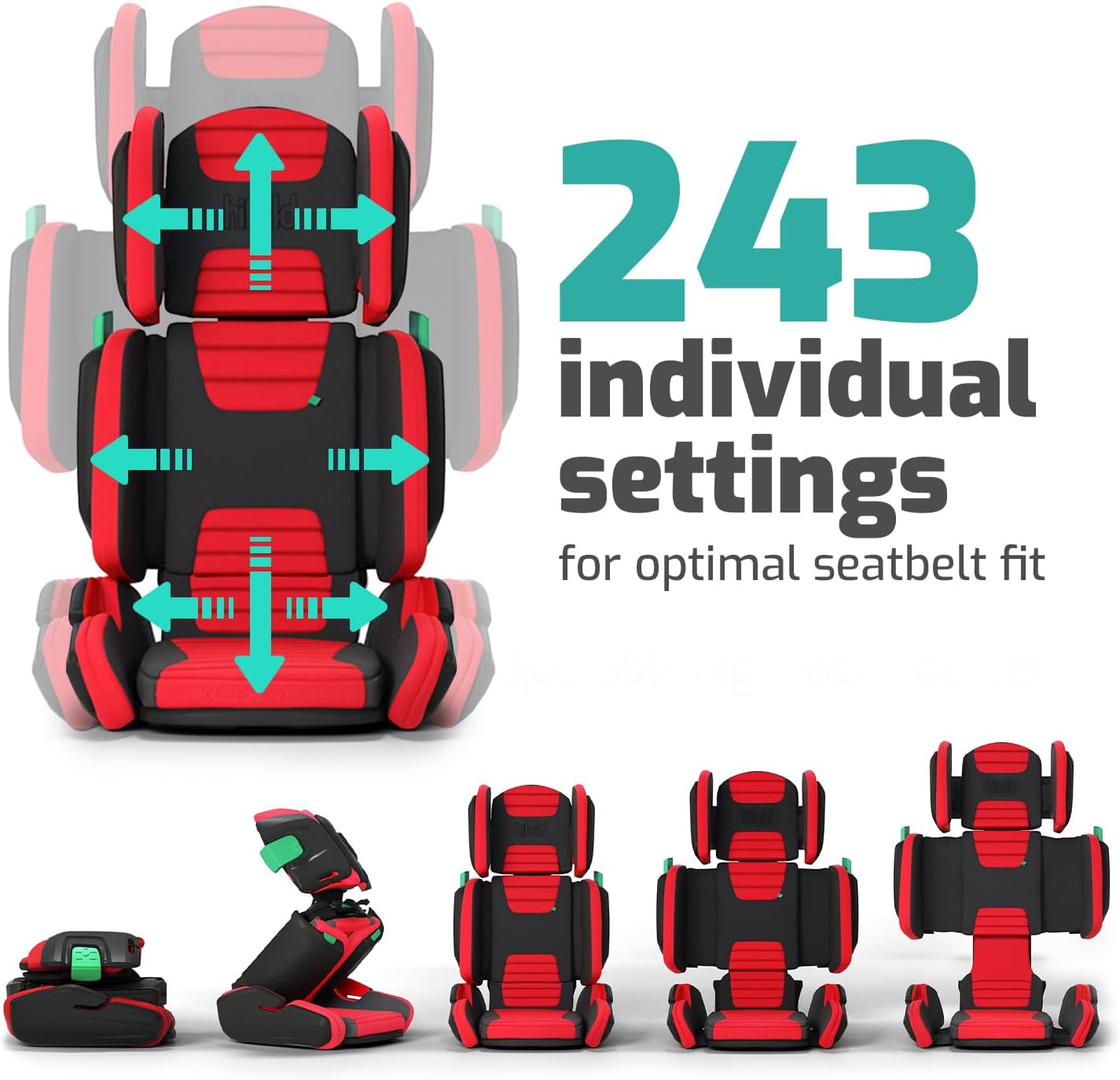 Mifold Hifold fit-and-fold Booster Car Seat