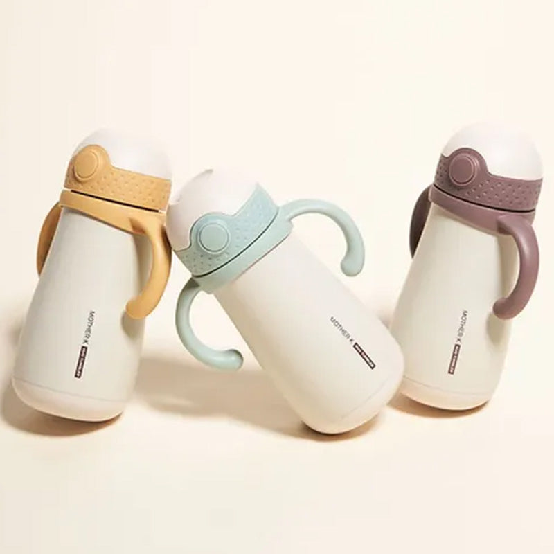 Mother-K Hug Tumbler Stainless Straw Cup 350ml