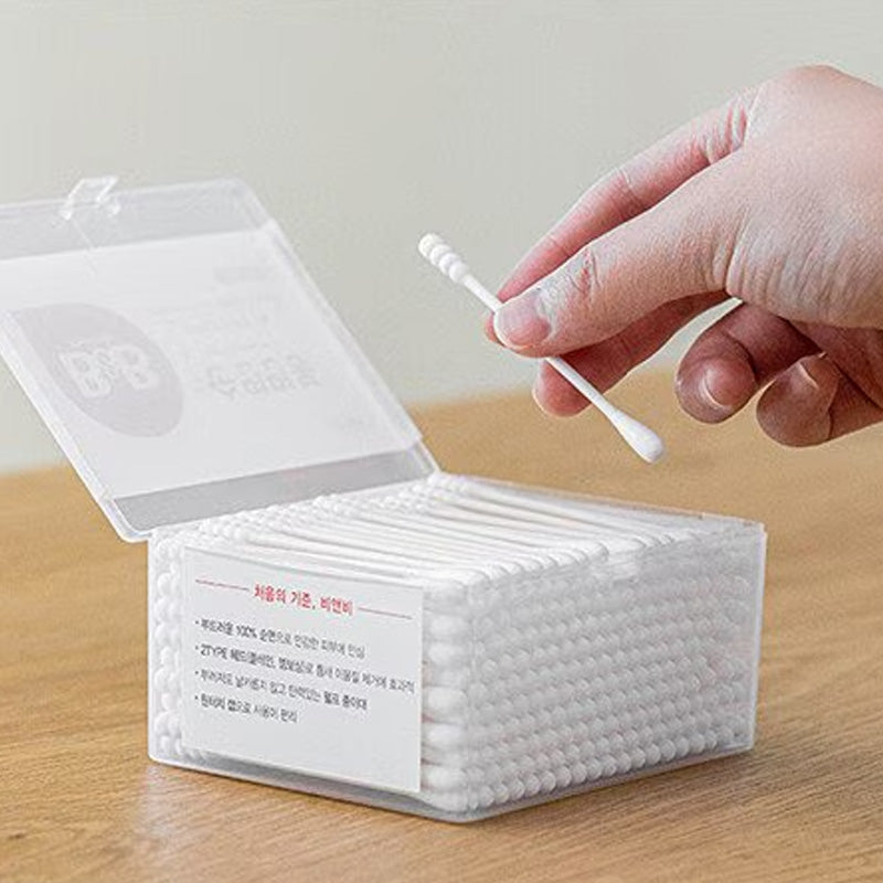 B&B Premium Cotton Swabs For Baby (Square) 200P