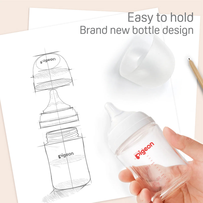 Pigeon PPSU Wide Neck Baby Bottle 160ml, 1 Pack