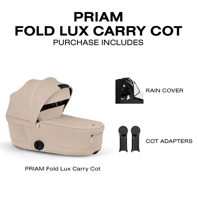 Cybex PRIAM Fold Lux Carry Cot - Comfort Collection