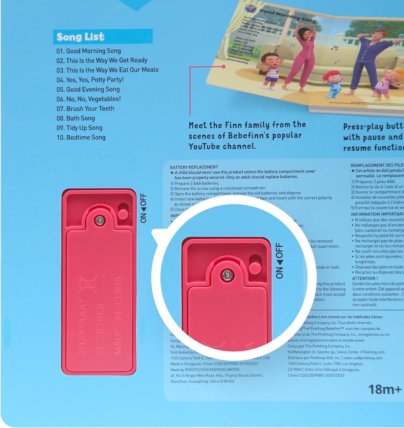 Pinkfong Bebefinn Healthy Habits Sound Book