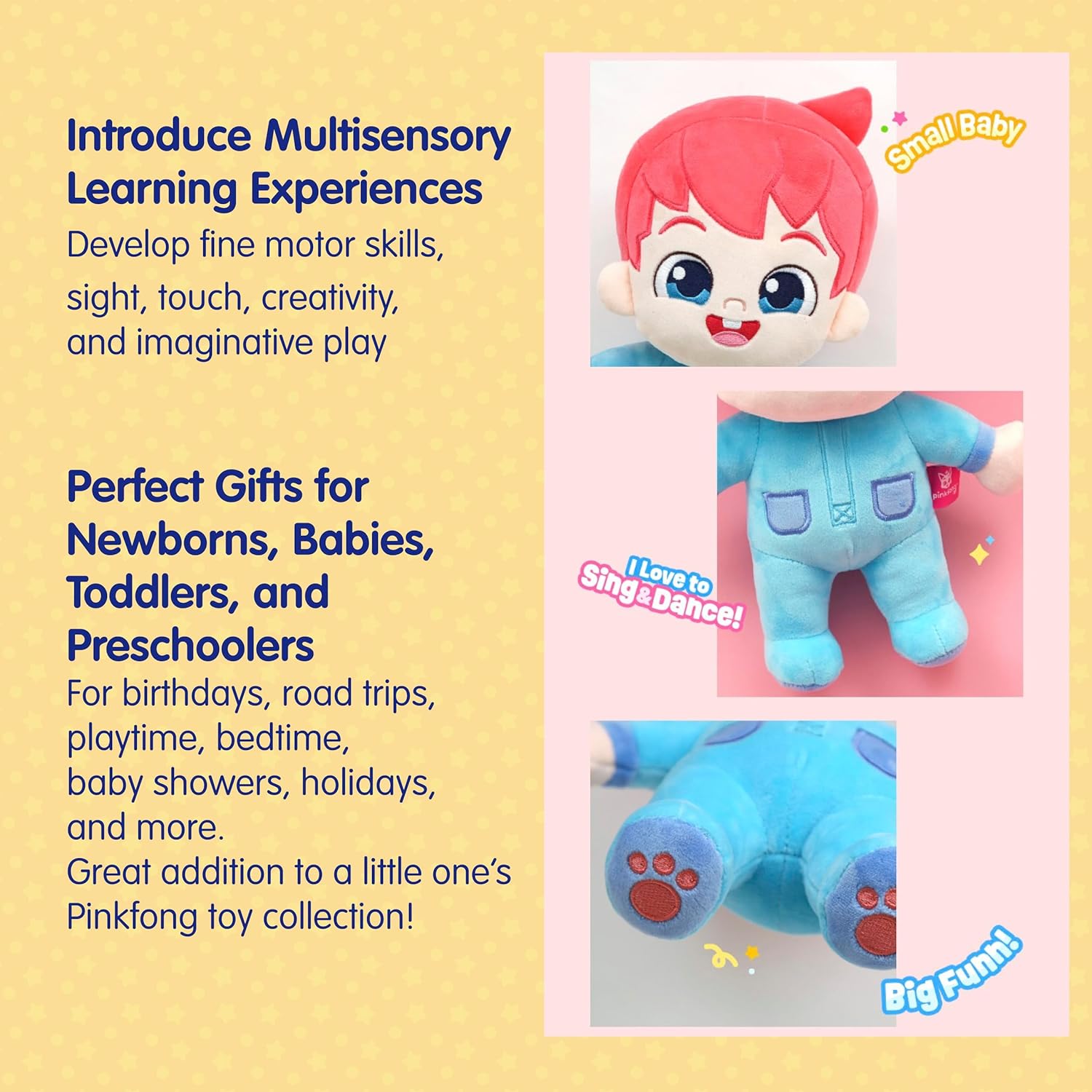 Pinkfong Bebefinn Plush Toy