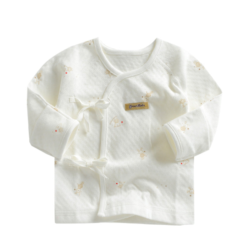 Korean Rabbit Gomi Newborn Gift Set (Kimono Top, Mittens, Bib, Booties and Swaddle Blanket)
