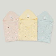 Reversible hooded Swaddle - Rabbit