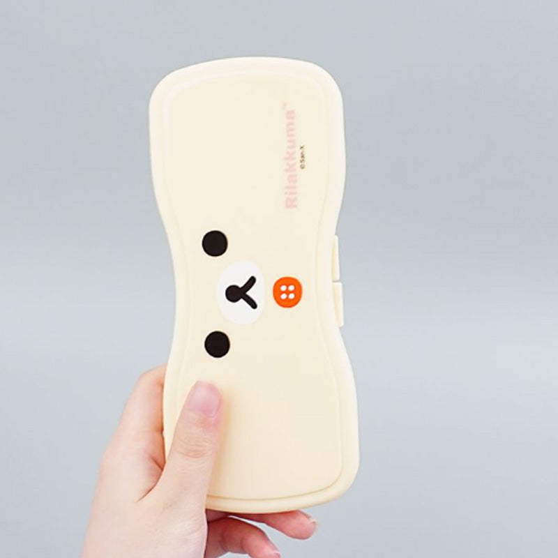 Rilakkuma Kids Spoon & Fork Set with Case