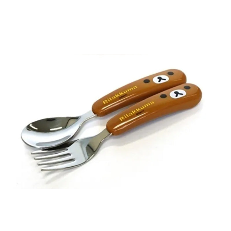 Rilakkuma Kids Stainless Steel Spoon and Fork Set