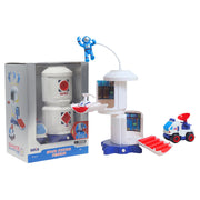 Daron SPACE ADVENTURE SPACE STATION W/FIGURE, SPACE ROVER & LIGHT