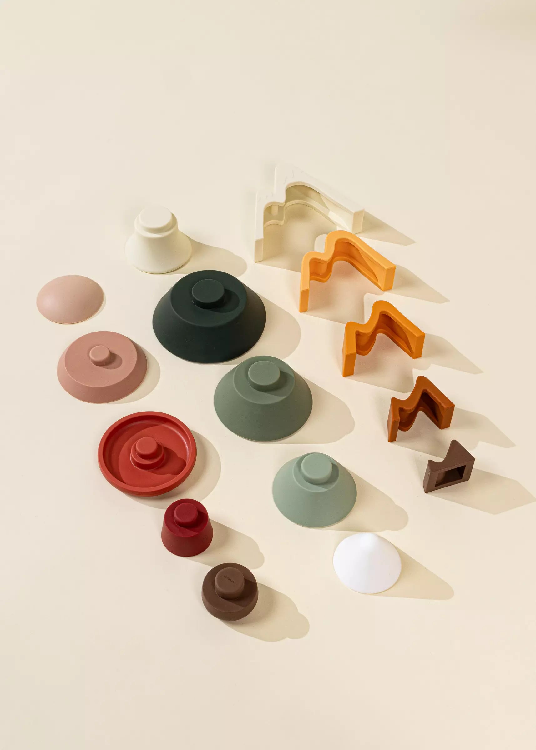 COCO VILLAGE Silicone Stackable Forest Set (16 pcs)