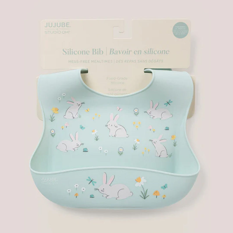 Jujube Silicone Bib - Bunny Hollow