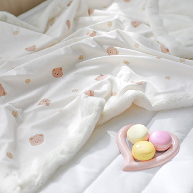 Bebenuvo Cloud Fur Snow Blanket-Chouxcream Gom