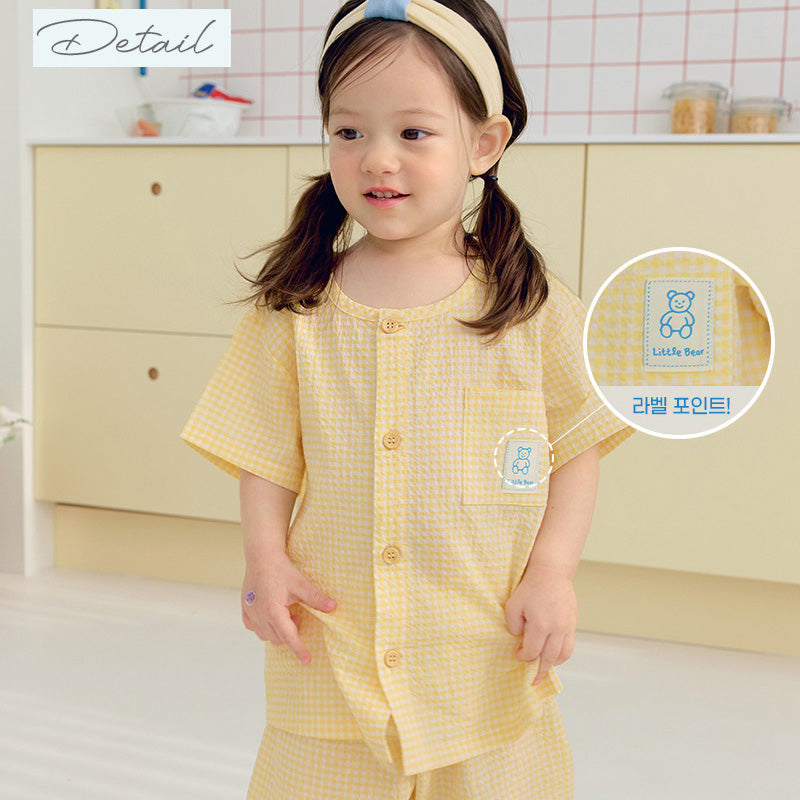 Korean Summer Premium Seersucker Pajama Set