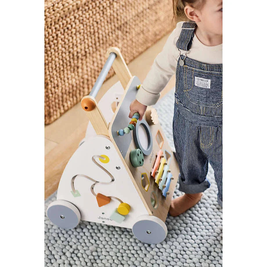 Janod Sweet Cocoon Wooden Multi-Activity Trolley