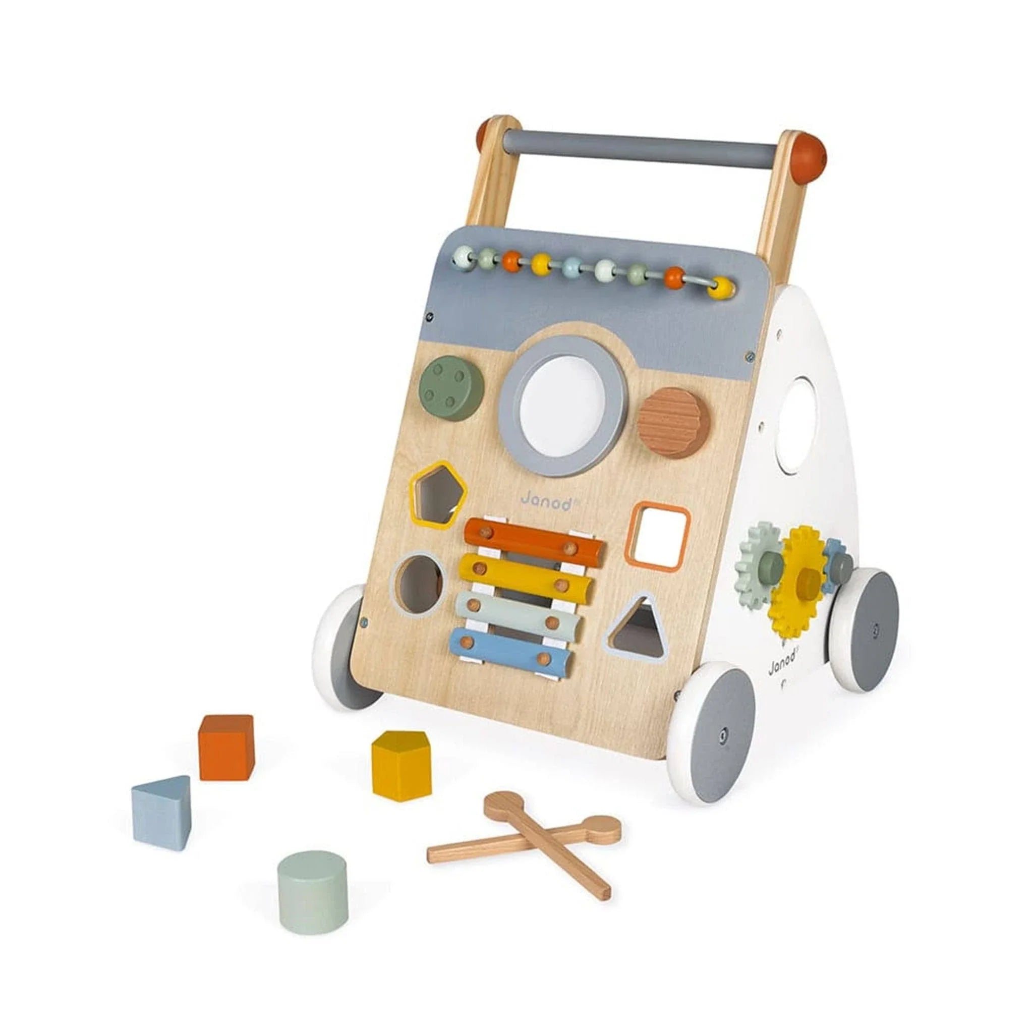 Janod Sweet Cocoon Wooden Multi-Activity Trolley