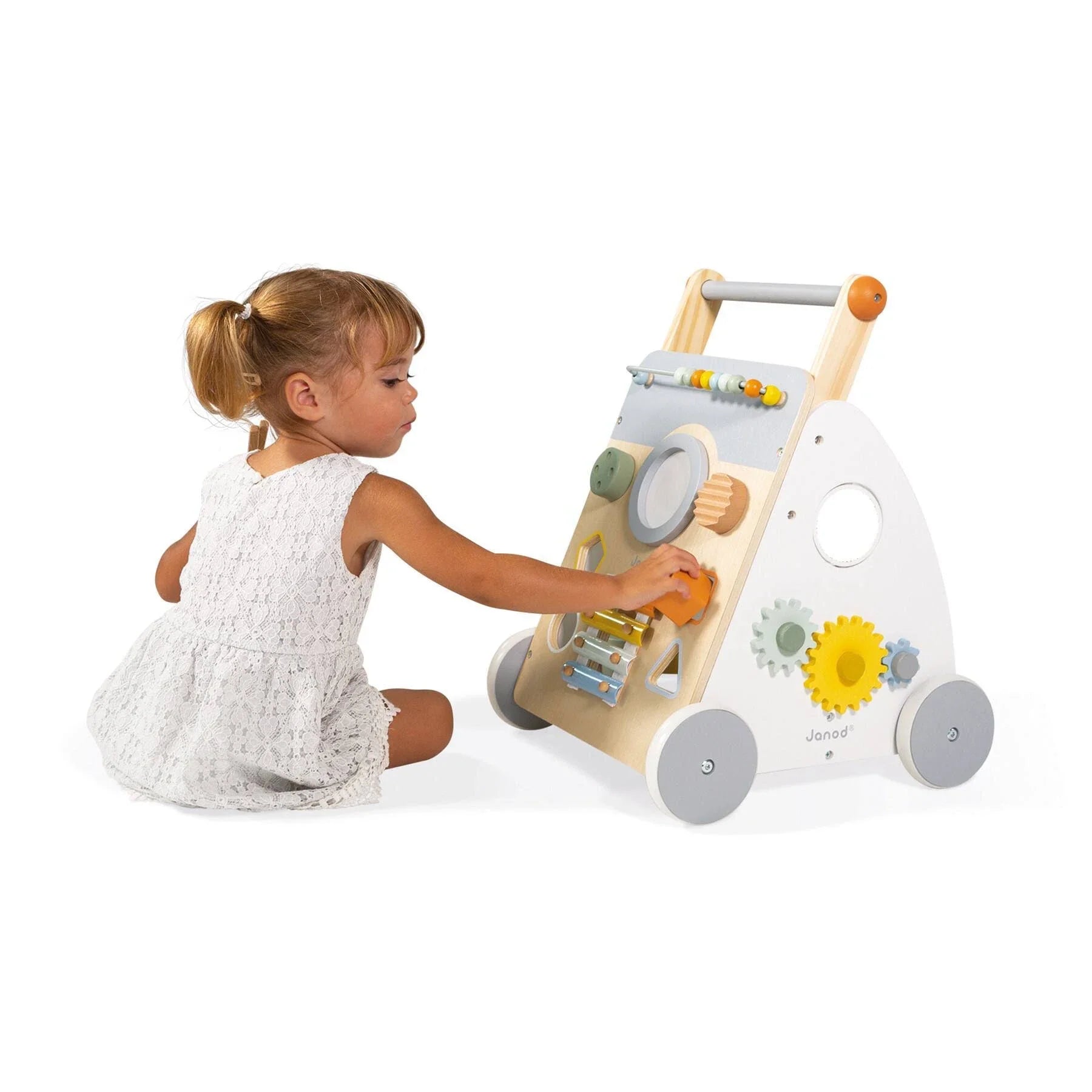 Janod Sweet Cocoon Wooden Multi-Activity Trolley