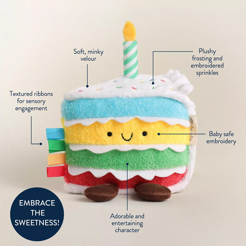 Itzy Ritzy Sweetie Snuggles Plush-Sprinkle the Cake