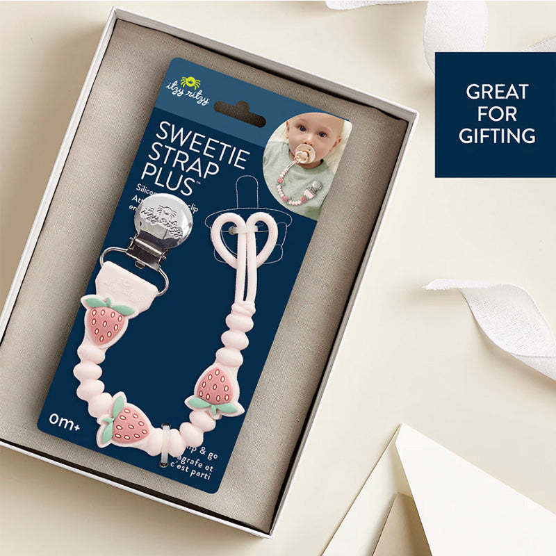 Itzy Ritzy Sweetie Strap Plus - Strawberry