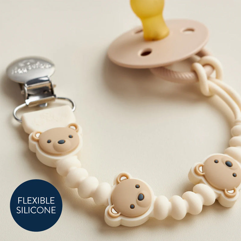 Itzy Ritzy Sweetie Strap Plus - Theo the Bear