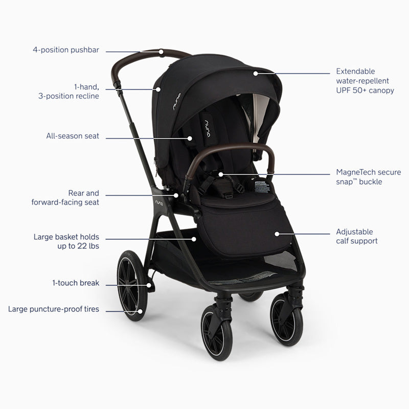Nuna Triv LX Stroller + Pipa Urbn Car Seat Travel System
