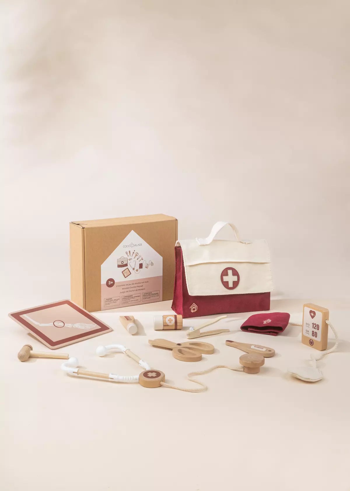 COCO VILLAGE Wooden Doctor Playset