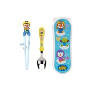 Edison Chopsticks Pororo Easy Spoon & Case Set 3Y+ (Right Hand)