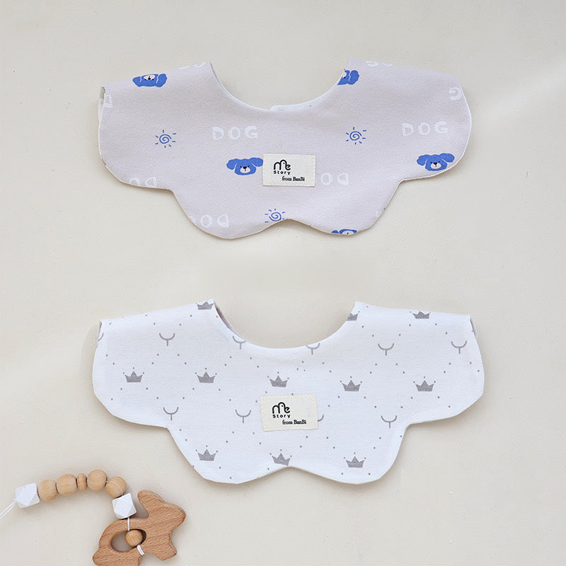 Reversible Baby Cotton Bib