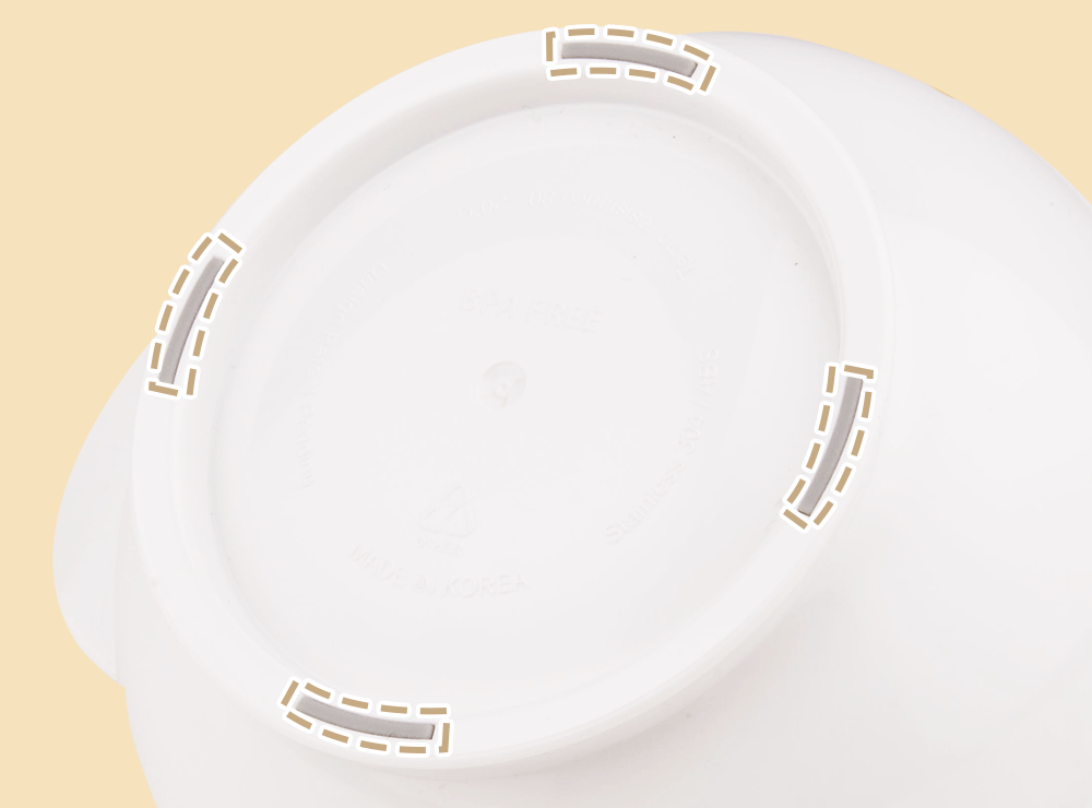 Edison Friends Non-slip Stainless Bowl L