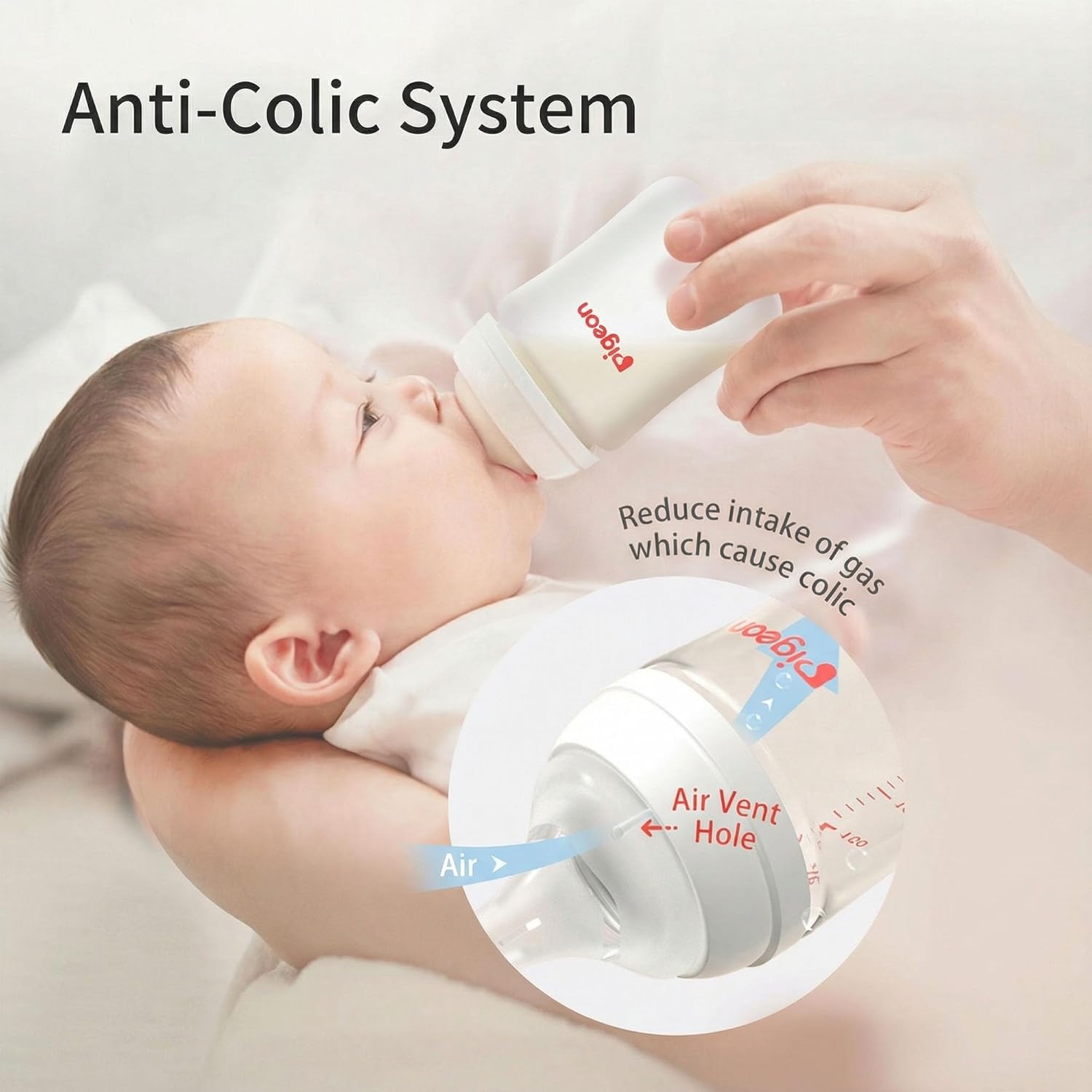 Pigeon Silicone Coated Glass Baby Bottle, Wide Neck (Pack of 2)