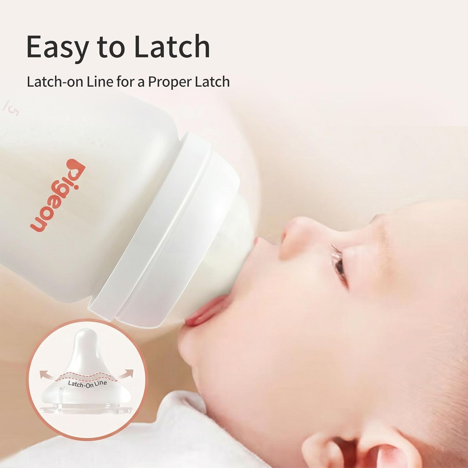 Pigeon Silicone Coated Glass Baby Bottle, Wide Neck (Pack of 2)
