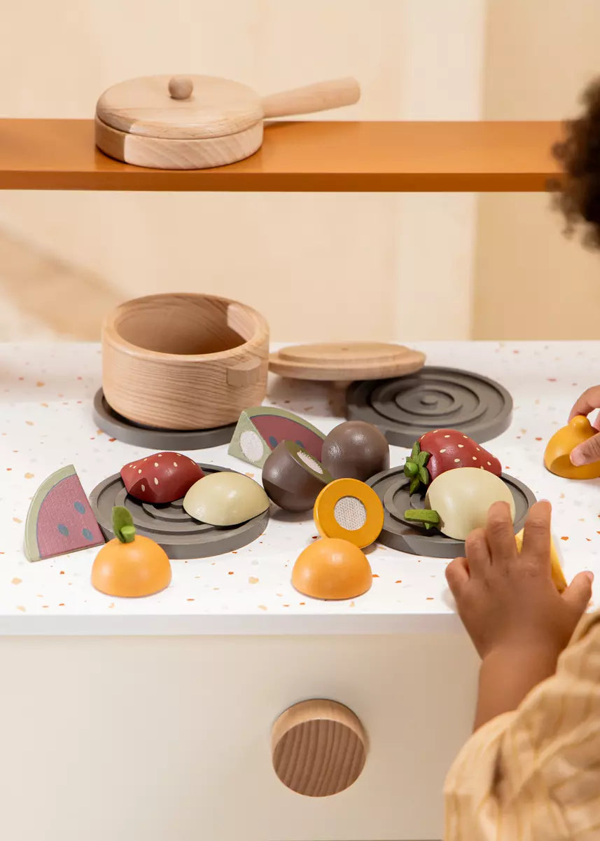 COCO VILLAGE Wooden Fruits playset