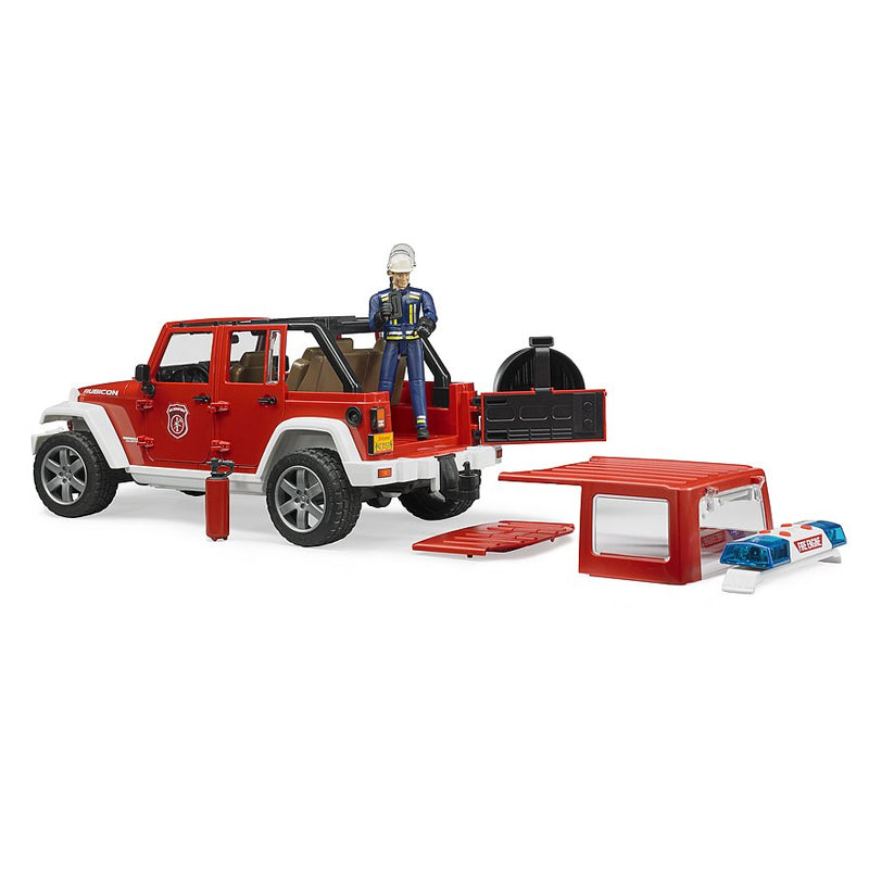 Bruder 02528 Jeep Rubicon Fire Rescue w/ Fireman