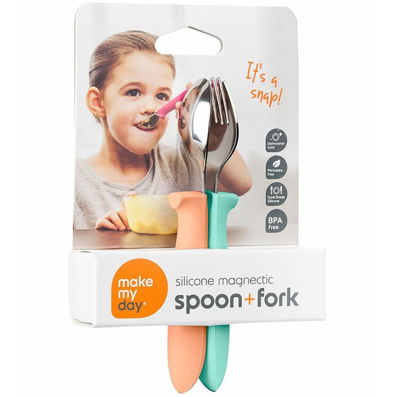 Make My Day Magnetic Spoon And Fork Set