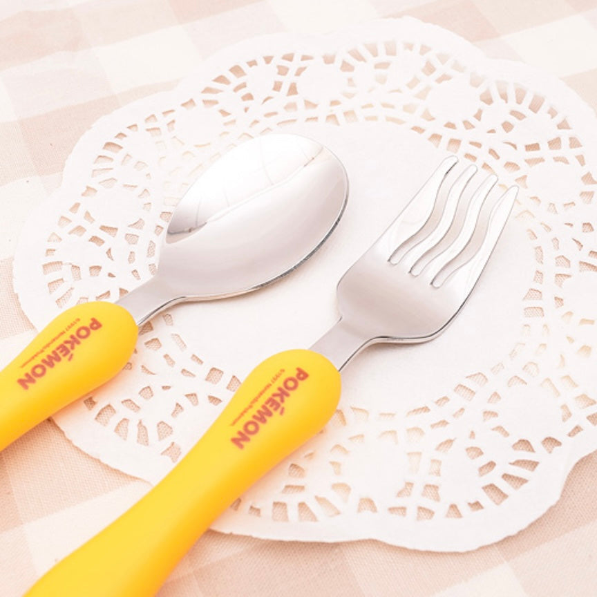 Pokemon Figure Spoon Noodle Fork Set (3+ Years Old）