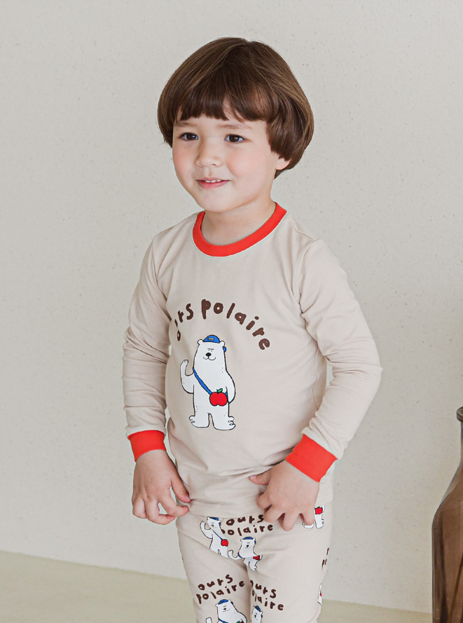 Single Spandex Fabric Pajamas set-Pola