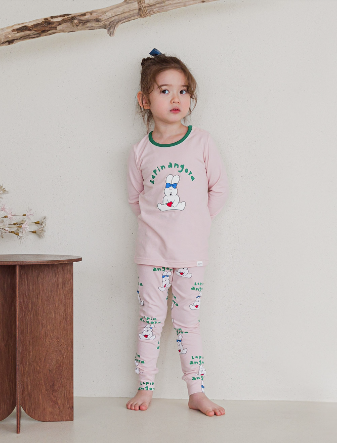 Single Spandex Fabric Pajamas set-Angora