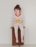 Spandex Brushed Fabric pajamas set-Joyful