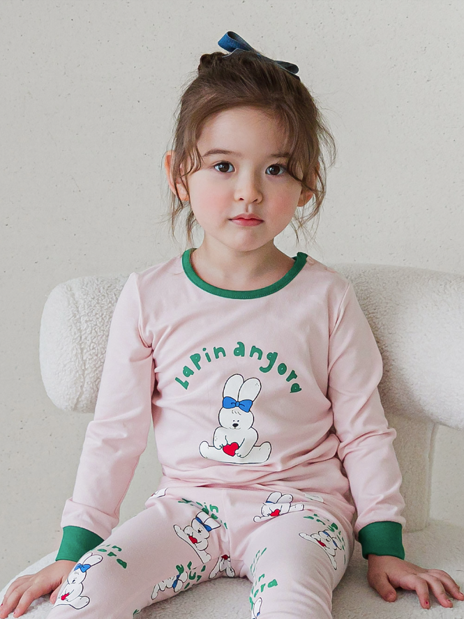 Single Spandex Fabric Pajamas set-Angora