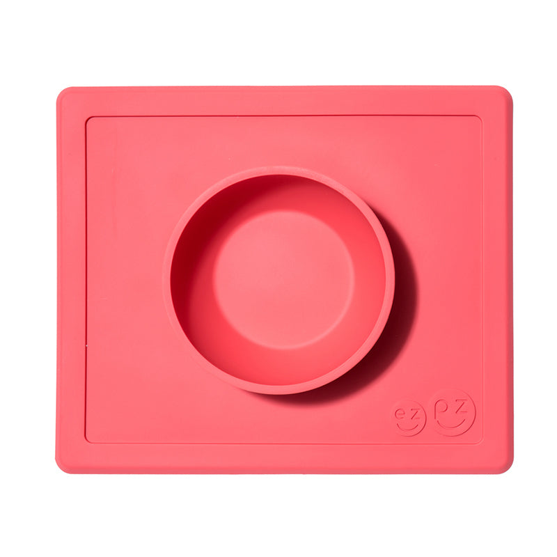 Ezpz Happy Bowl Placemat-Coral