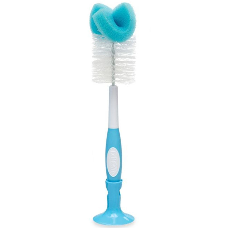 OXO Tot Bottle Brush With Bristled Cleaner, Teal 